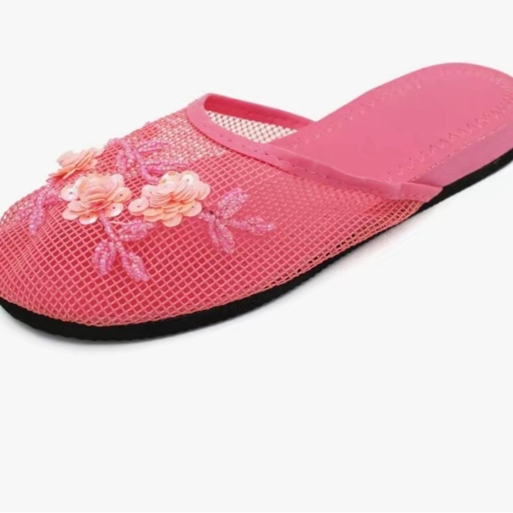 Chinese Mesh Slippers for Women, Platform Mesh Sandals, Lightweight Sandals